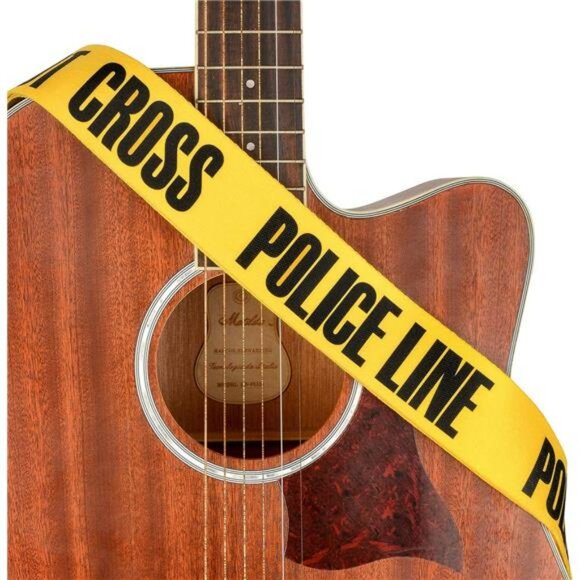 Guitar Strap, Soft Shoulder Strap for Acoustic, Electric and Bass Guitars - Picture 6 of 7